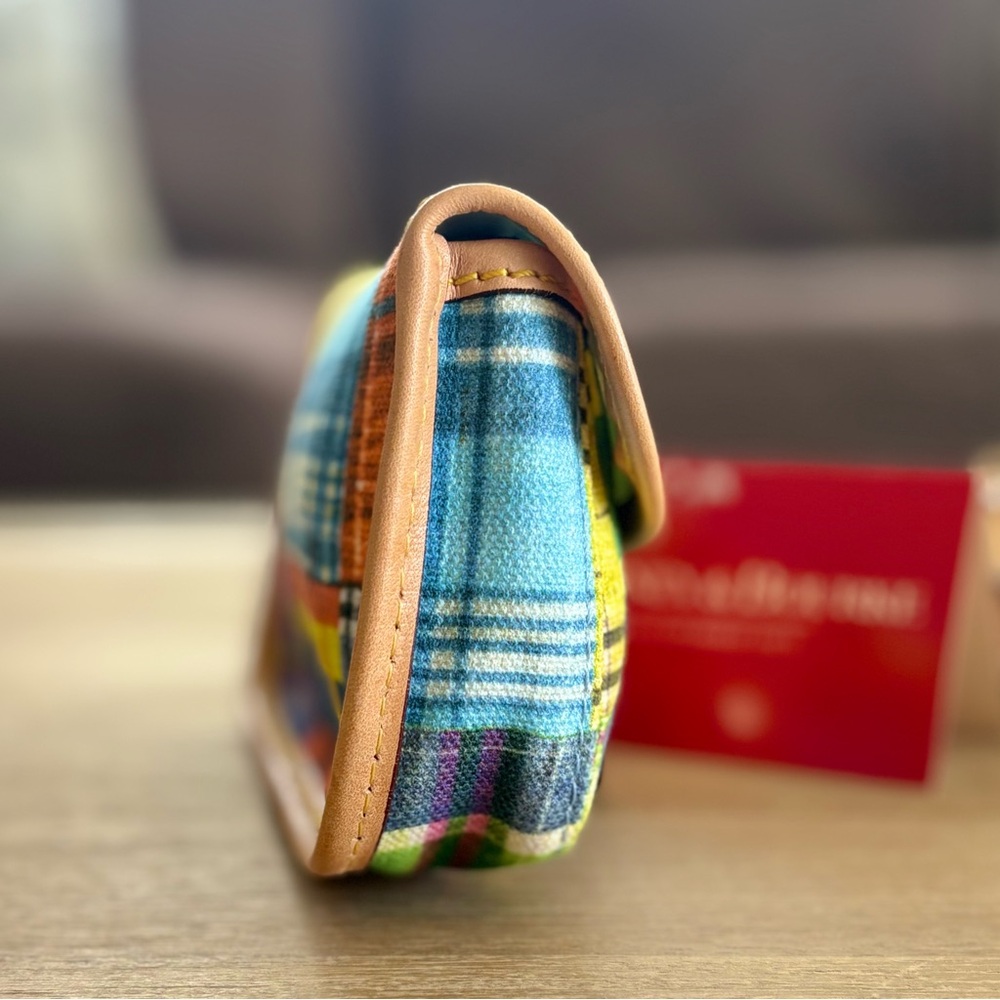 Dooney & Bourke Plaid Picnic Ants Wristlet - Picture 7 of 14